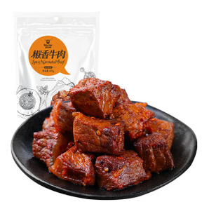 Kerchin 科尔沁 肉脯零食 牛肉干小吃 椒香牛肉 105g