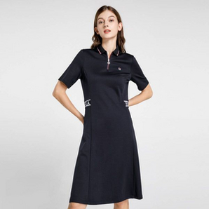 Fila 斐乐 女士Polo领短袖连衣裙 2色