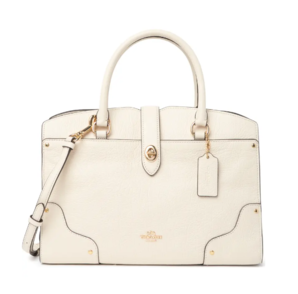 COACH蔻馳 'Mercer 30' Leather Satchel 真皮兩用包