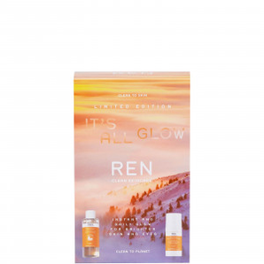 REN 芢  果酸發(fā)光水100ml+眼霜15ml 提亮膚色套裝