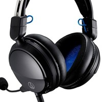 铁三角ATH-GDL3开放式耳罩式头戴式动圈有线耳机黑色3.5mm