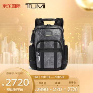 TUMI 途明 Alpha Bravo系列 男士双肩背包 0232693DW