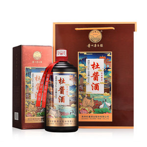 杜醬 53度香柔醬香型白酒500mL*6瓶整箱裝 贈(zèng)3個(gè)手提袋