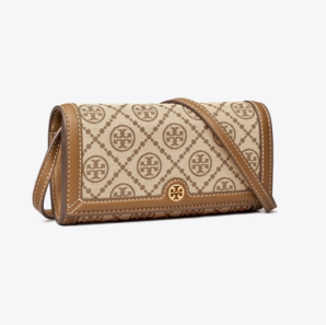 Tory Burch T MONOGRAM WALLET CROSSBODY 老花斜挎錢包