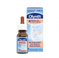 呼聲最高的單品！OLYNTH 0,05% 兒童鼻塞滴鼻劑（2-6歲） 10ml