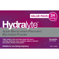 Hydralyte 電解質(zhì)粉 補(bǔ)液鹽（蘋果黑加侖味）24包