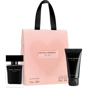 好價！Narciso Rodriguez 納西素 她的同名女士香水禮盒套裝 （香水30ml+身體乳50ml）