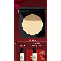 BOBBI BROWN 羽柔定妆蜜粉饼 #1淡金 10g(赠 洁肤油30ml)