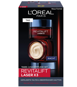 再降！L'Oréal Paris欧莱雅 Revit阿lift Laserx3 复颜光学紧致嫩肤去皱套装  直邮含税到手￥71.02