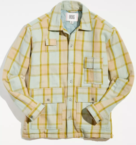 M碼現(xiàn)貨！BDG 男士Multi Pocket Shirt Jacket 夾棉襯衫