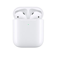 Apple 蘋果 AirPods 2 美版 半入耳式真無線藍(lán)牙耳機(jī) 無線充電盒 白色