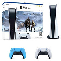 PlayStation 光驅(qū)版《戰(zhàn)神 諸神黃昏》主機套裝+額外星光藍主機手柄