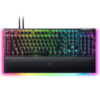 RAZER 雷蛇 黑寡婦蜘蛛V4 專業(yè)版 109鍵 有線機械鍵盤 黑色 段落綠軸 RGB