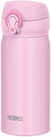 THERMOS膳魔师水杯真空隔热便携式水杯一键开启式浅粉色350ml