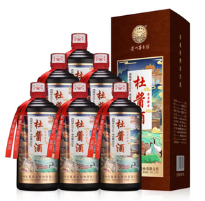 杜醬 53度香柔醬香型白酒500mL*6瓶整箱裝 贈(zèng)3個(gè)手提袋