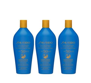 SHISEIDO 資生堂 藍胖子防曬乳液 SPF50+ 300ml*3