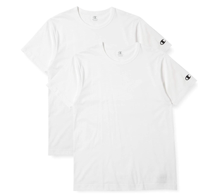  Champion 冠军 男士白色T恤 2件装 CM1-T701 凑单到手约￥74.85