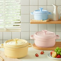 SUPOR 蘇泊爾 鑄鋁琺瑯燉鍋 24cm 3.8L 黃色