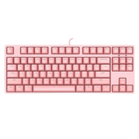 ikbc C200 87鍵 有線機械鍵盤 正刻 粉色 Cherry紅軸 無光