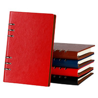 FARAMON 法拉蒙 LKB-1813 A5活頁夾裝訂筆記本 紅色 單本裝