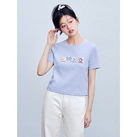LEDIN 乐町 女士针织短袖T恤 CWDAC3224