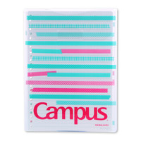 KOKUYO 國譽 Campus活頁紙便攜袋彩色貼紙 B5/30頁 3色WCN-CLL1330