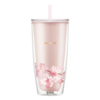 LOCK&LOCK HAP509PIK 塑料杯 750ml 櫻花粉色
