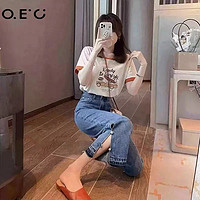 OEC 女士開叉牛仔褲