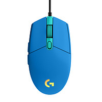 logitech 羅技 G102 二代 有線鼠標 8000DPI RGB 藍色