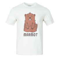 Marmot 土拨鼠 男士印花纯棉短袖 300120