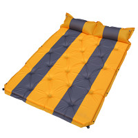 盼步自动充气床垫  限量款双人5厘米厚桔色/厚蓝色多色可选