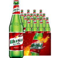 WUSU乌苏啤酒大红乌苏啤酒620ml*6瓶