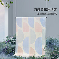 BLISS百丽丝赛塔利印花冰丝席120*195cm