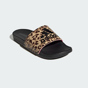 Adidas Adilette 男款豹紋澡堂拖鞋