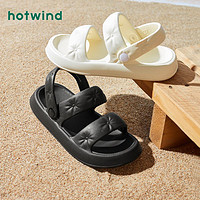 hotwind热风女士一字带凉鞋H62W3P06