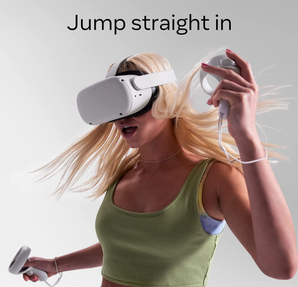 Oculus Quest 2 VR虚拟现实一体机 游戏系统 256GB  直邮含税到手￥2297.26