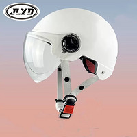 晶鹿 3c认证国标电动车头盔 高清透镜款