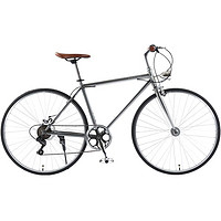 PHOENIX 凤凰 公路自行车顶配版 FR202 禧玛诺7速 电镀银