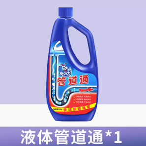 防止管道老化堵塞！兔の力 管道疏通液500g 