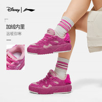 LI-NING 李宁 草莓熊联名系列 女款加绒滑板鞋
