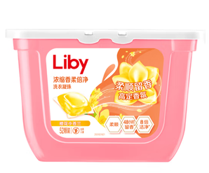 Liby 立白 香柔倍净洗衣凝珠 52颗 橙花小苍兰