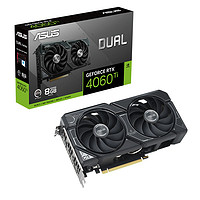 ASUS 華碩 DUAL GeForce RTX4060TI-O8G 顯卡 黑色