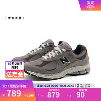 new balance 男女情侶灰運(yùn)動休閑經(jīng)典老爹鞋M2002RAW