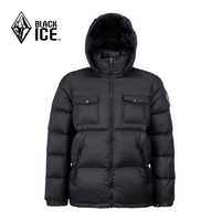 BLACKICE 黑冰 男士戶外登山徒步通勤防風保暖輕量柔軟活帽羽絨服