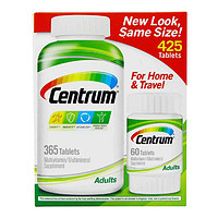 Centrum 善存 家庭成人每日綜合維生素礦物質(zhì) 425粒套裝 新升級裝（425粒）