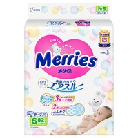 Merries 妙而舒 寶寶紙尿褲 S82片