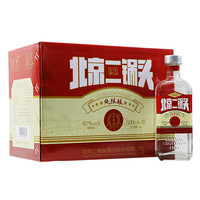 YONGFENG 永豐牌 北京二鍋頭 純糧釀 紅標(biāo) 42%vol 清香型白酒 500ml*12瓶 整箱裝 贈大師釀白瓶500ml*6