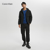 Calvin Klein Jeans 卡爾文·克萊恩牛仔 男士菱形格絎縫連帽羽絨服 J322174