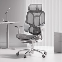 HBADA 黑白调 E3 结构大师 Air云白 人体工学椅