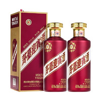 MOUTAI 茅臺(tái) 迎賓酒 紫迎賓 53度醬香型白酒 500ml*2瓶